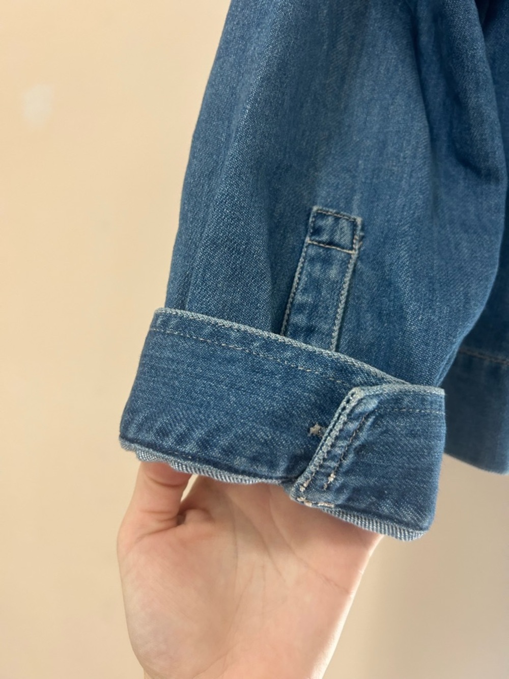 Madewell Blue Denim Zippered Shirt/Jacket - Picture 5 of 6